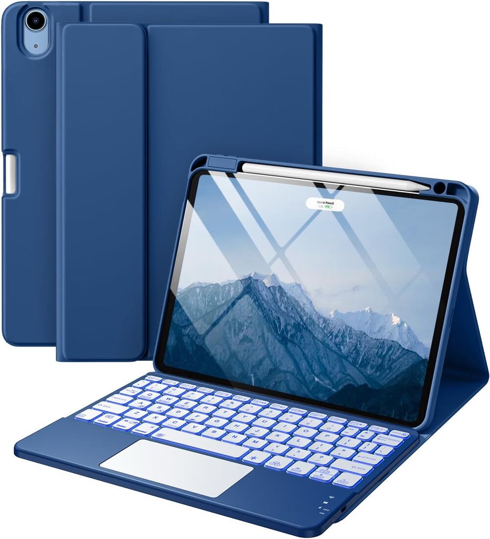 Harvopu Compatible With IPad Air 11 Inch & Air 5th/ Air 4th Gen (Navy Blue)